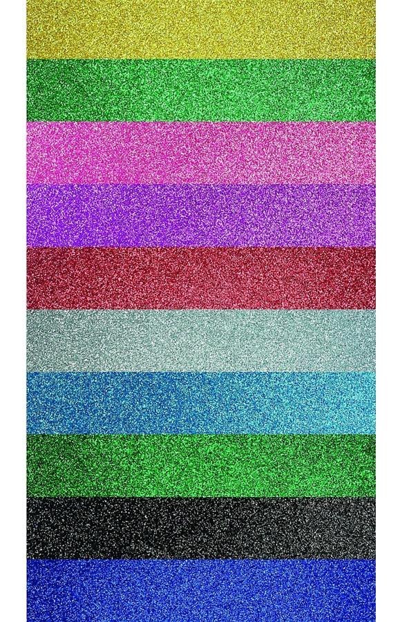 A4 SELF-ADHESIVE GLITTER FOAM 10 COLORS TITANUM CRAFT-FUN SERIES